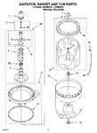 Diagram for 03 - Agitator, Basket And Tub Parts