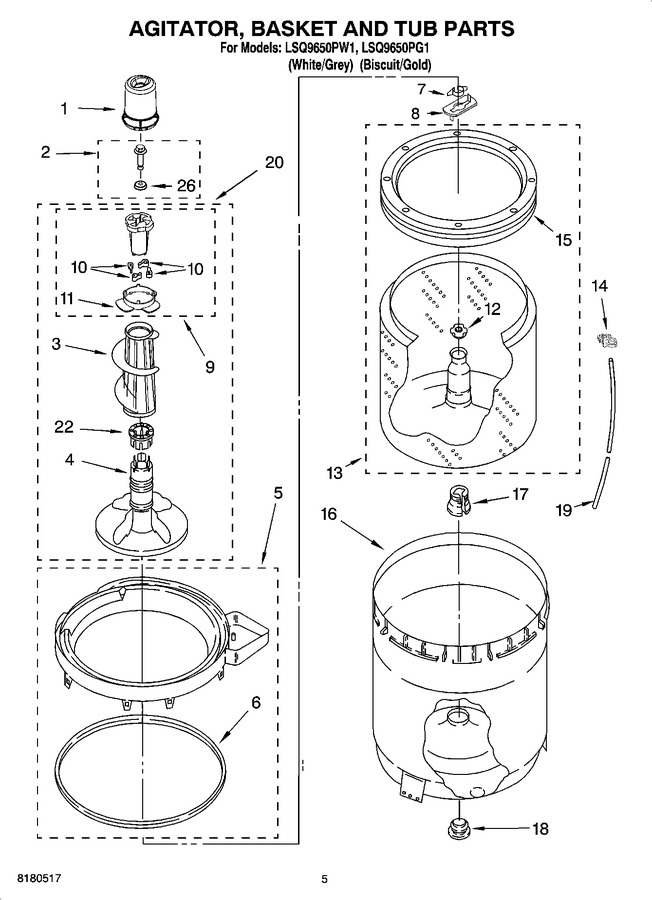 Diagram for LSQ9650PW1