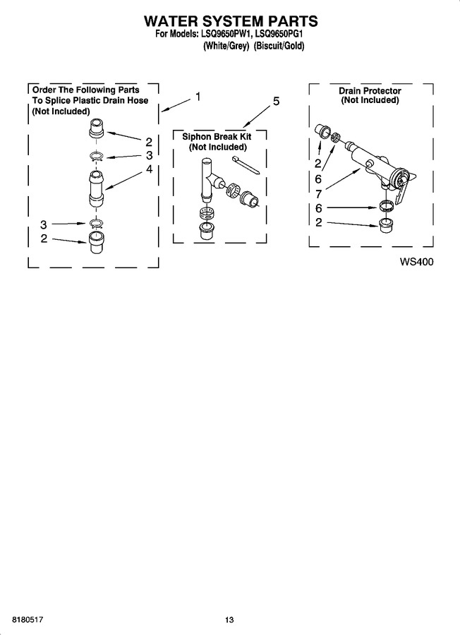 Diagram for LSQ9650PW1