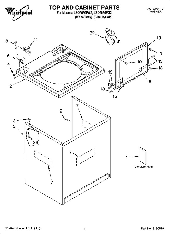 Diagram for LSQ9650PG2