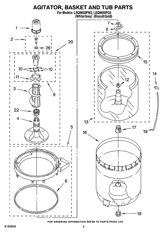 Diagram for LSQ9650PW3