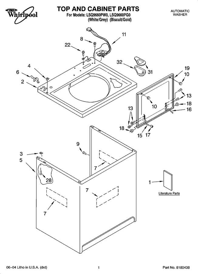 Diagram for LSQ9660PW0