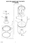 Diagram for 03 - Agitator, Basket And Tub