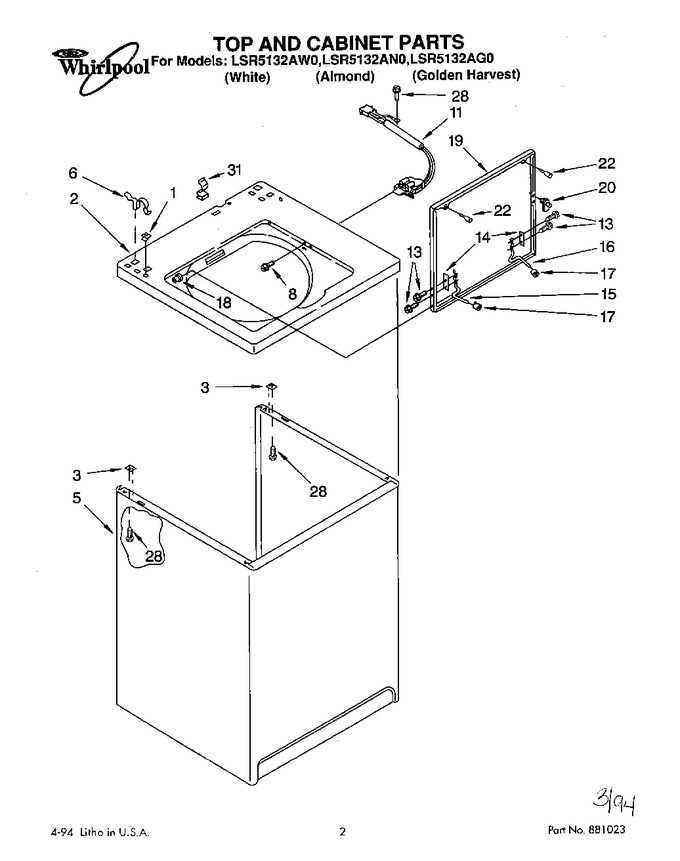 Diagram for LSR5132AW0