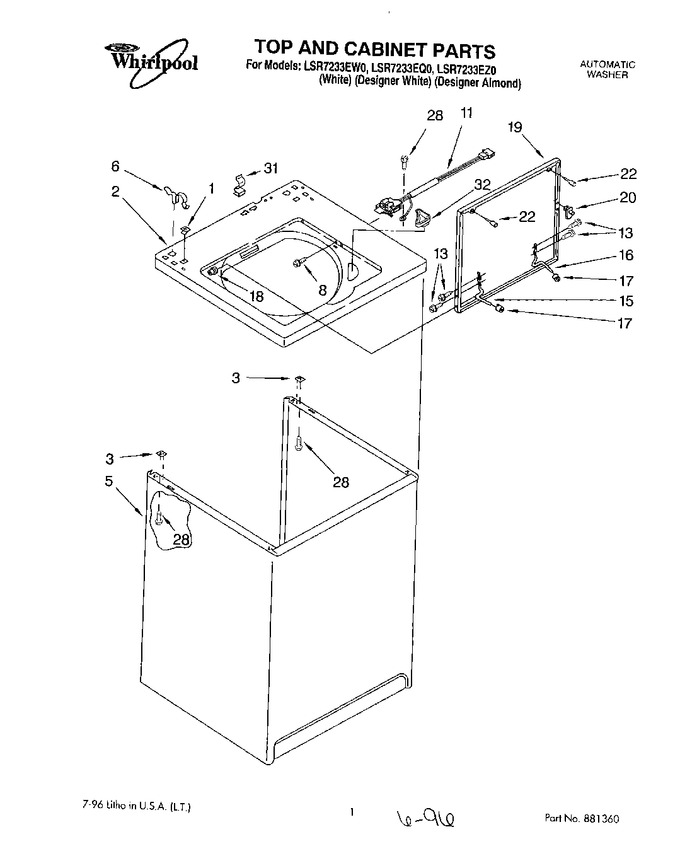 Diagram for LSR7233EQ0