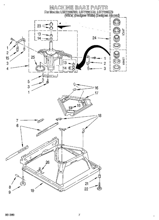Diagram for LSR7233EW0