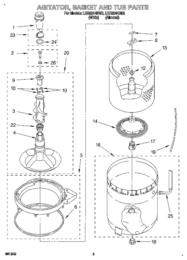 Diagram for LSR8244BW2