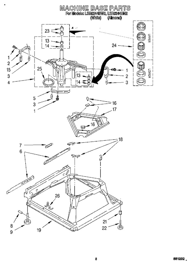Diagram for LSR8244BW2