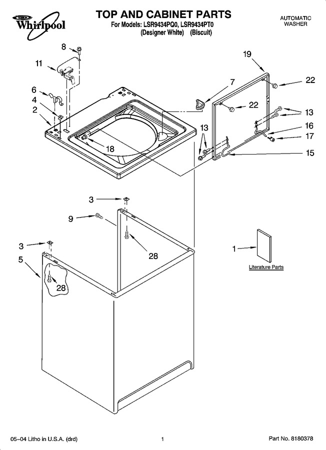 Diagram for LSR9434PT0