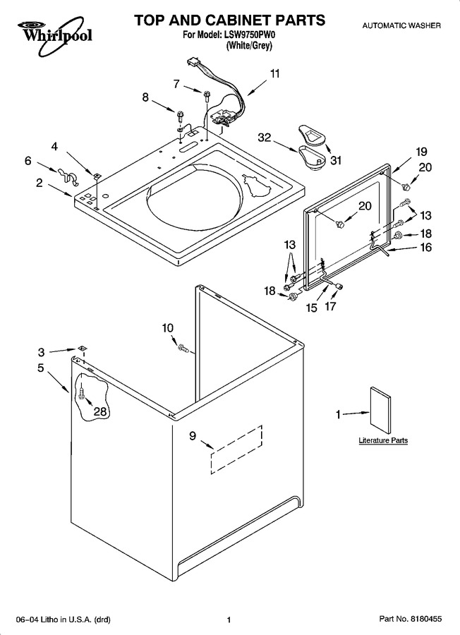 Diagram for LSW9750PW0