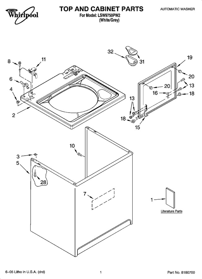 Diagram for LSW9750PW2