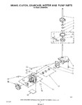Diagram for 11 - Brake, Clutch, Gearcase, Motor And Pump