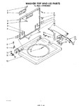 Diagram for 07 - Washer Top And Lid