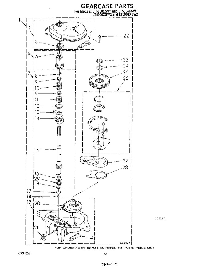 Diagram for LT5000XSW1