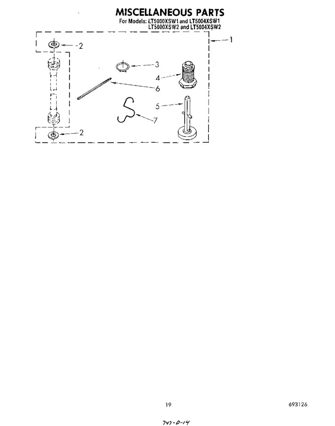 Diagram for LT5000XSW2