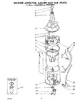 Diagram for 14 - Washer Agitator, Basket And Tub