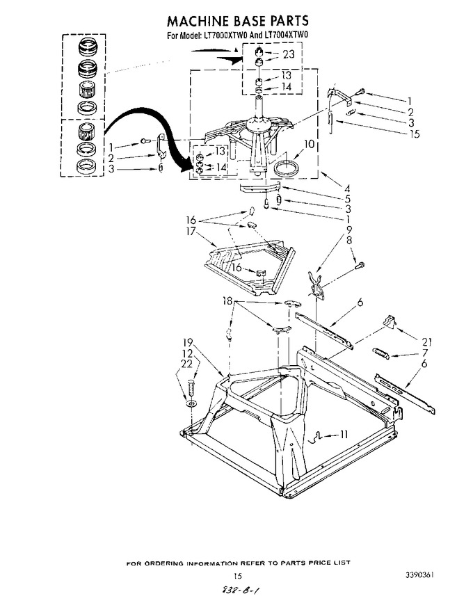 Diagram for LT7000XTW0