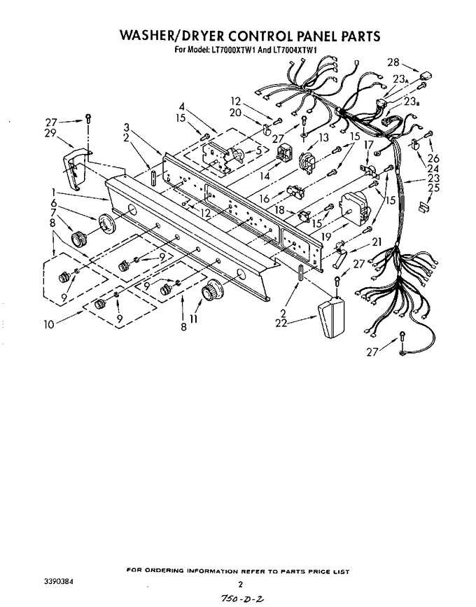 Diagram for LT7000XTW1