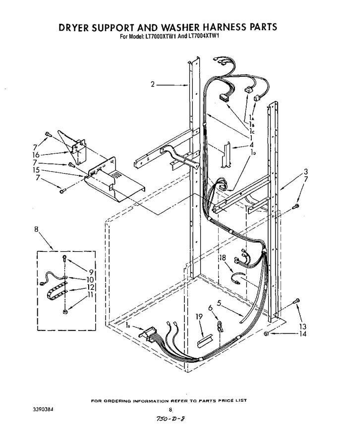 Diagram for LT7000XTW1