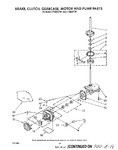 Diagram for 09 - Brake, Clutch, Gearcase, Motor And Pump