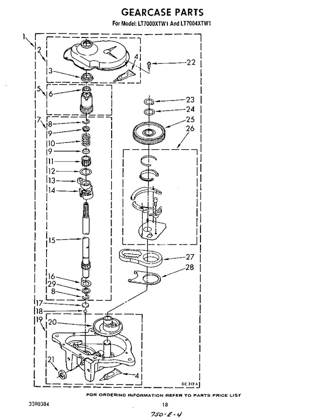Diagram for LT7000XTW1
