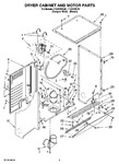 Diagram for 03 - Dryer Cabinet And Motor Parts