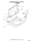Diagram for 06 - Washer Top And Lid Parts