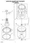 Diagram for 03 - Agitator, Basket And Tub Parts