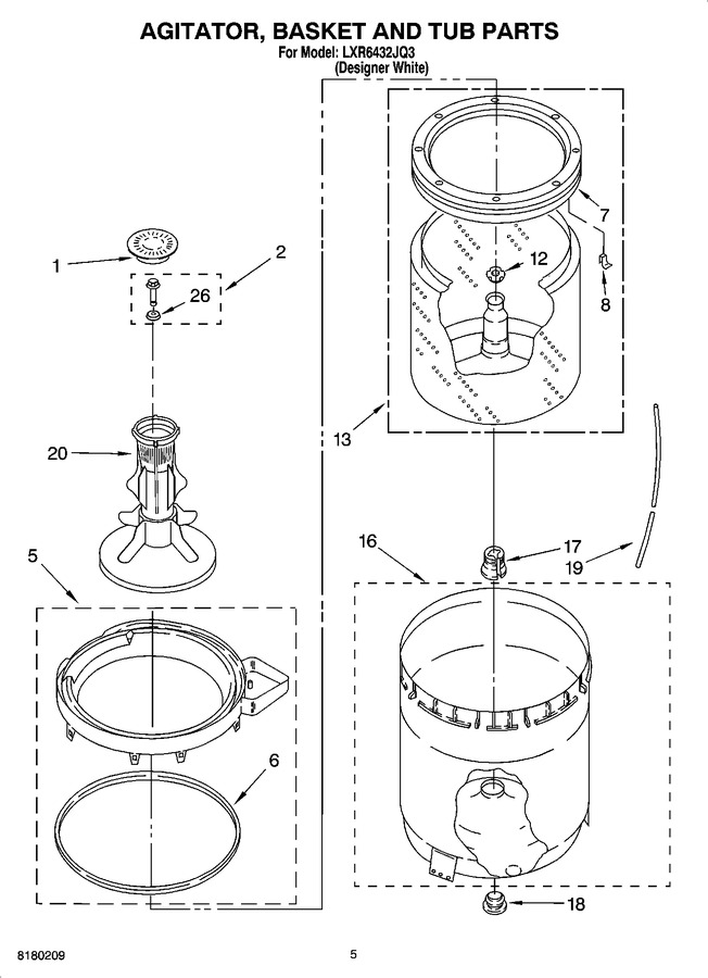 Diagram for LXR6432JQ3