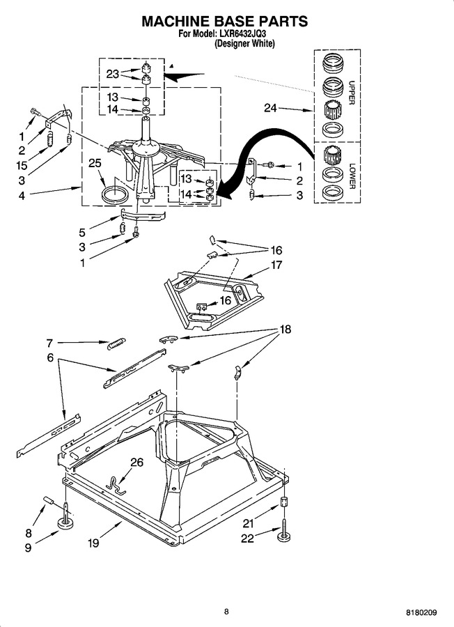 Diagram for LXR6432JQ3