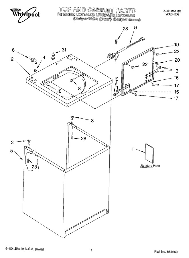 Diagram for LXR7244JZ0