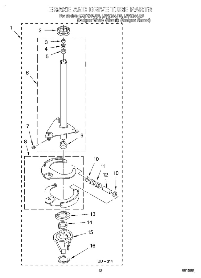 Diagram for LXR7244JZ0