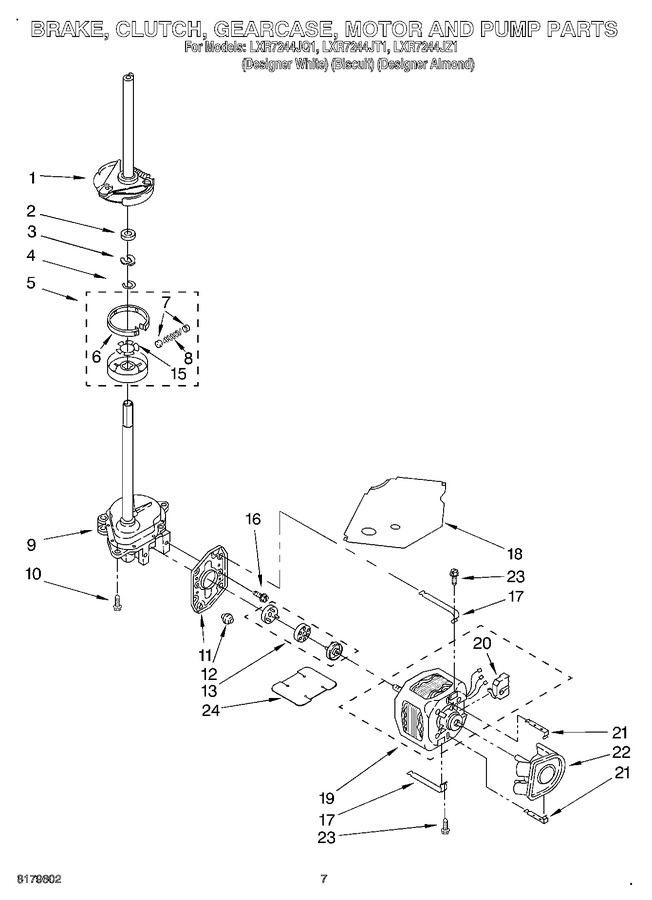Diagram for LXR7244JT1