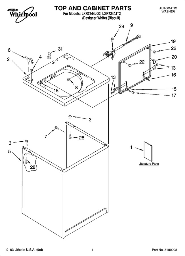 Diagram for LXR7244JT2