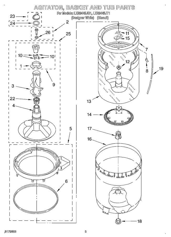 Diagram for LXR9445JT1