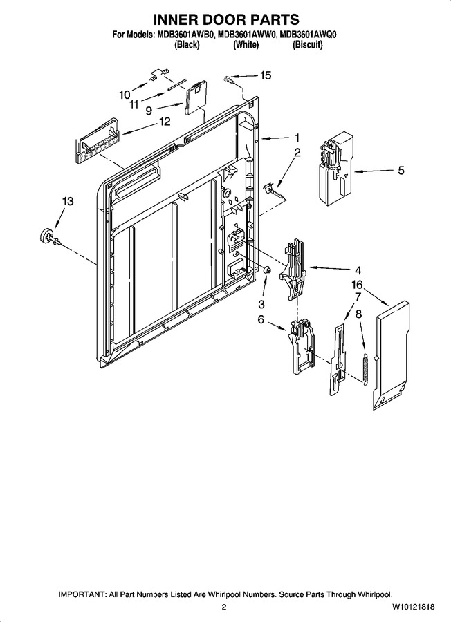 Diagram for MDB3601AWW0
