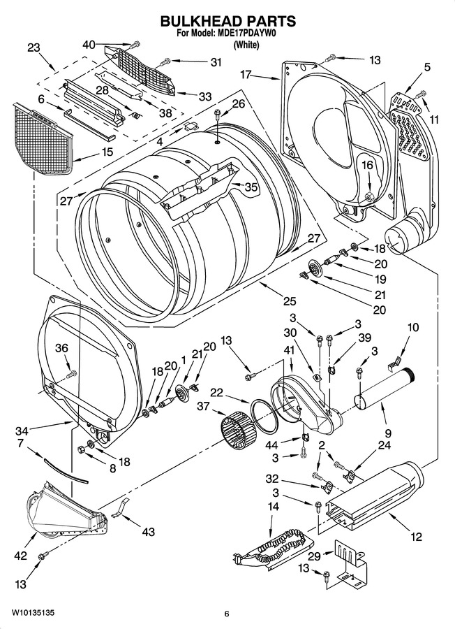 Diagram for MDE17PDAYW0