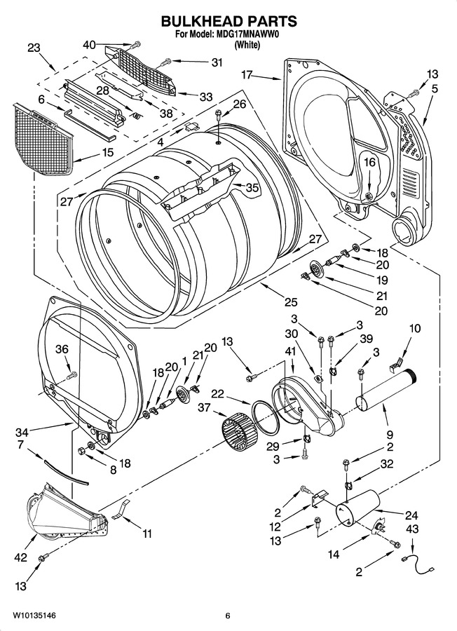 Diagram for MDG17MNAWW0