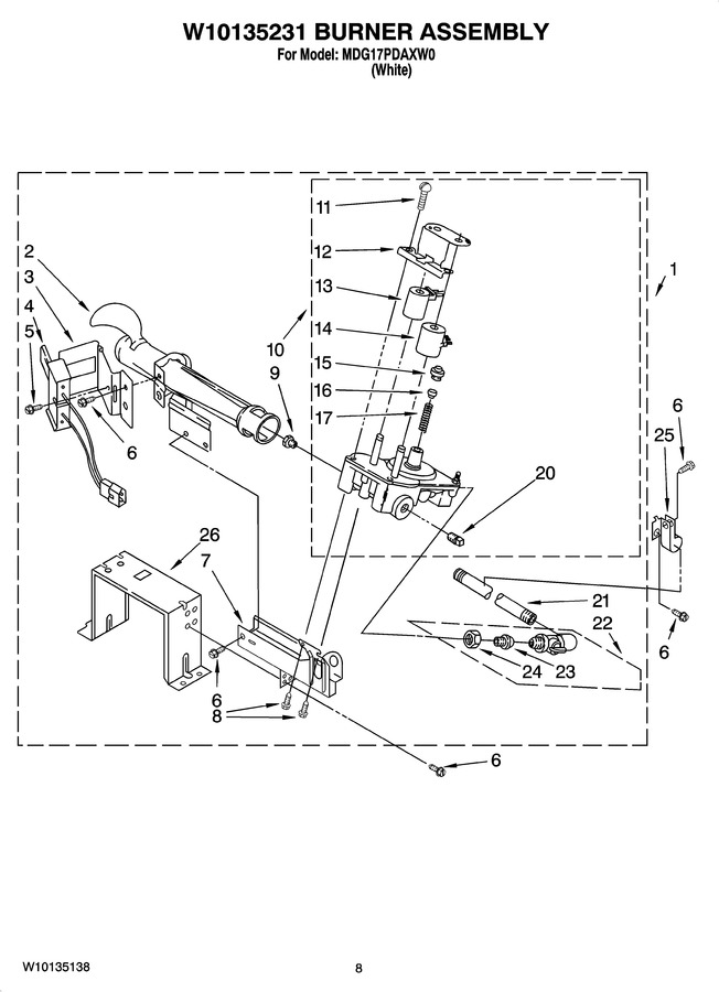 Diagram for MDG17PDAXW0
