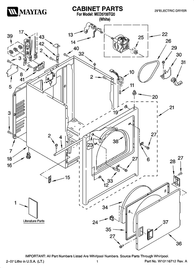 Diagram for MED5700TQ0