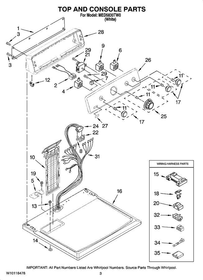Diagram for MED5830TW0