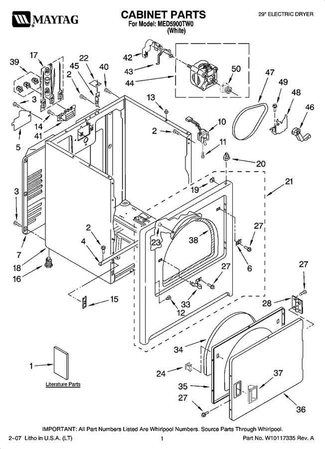 Diagram for MED5900TW0