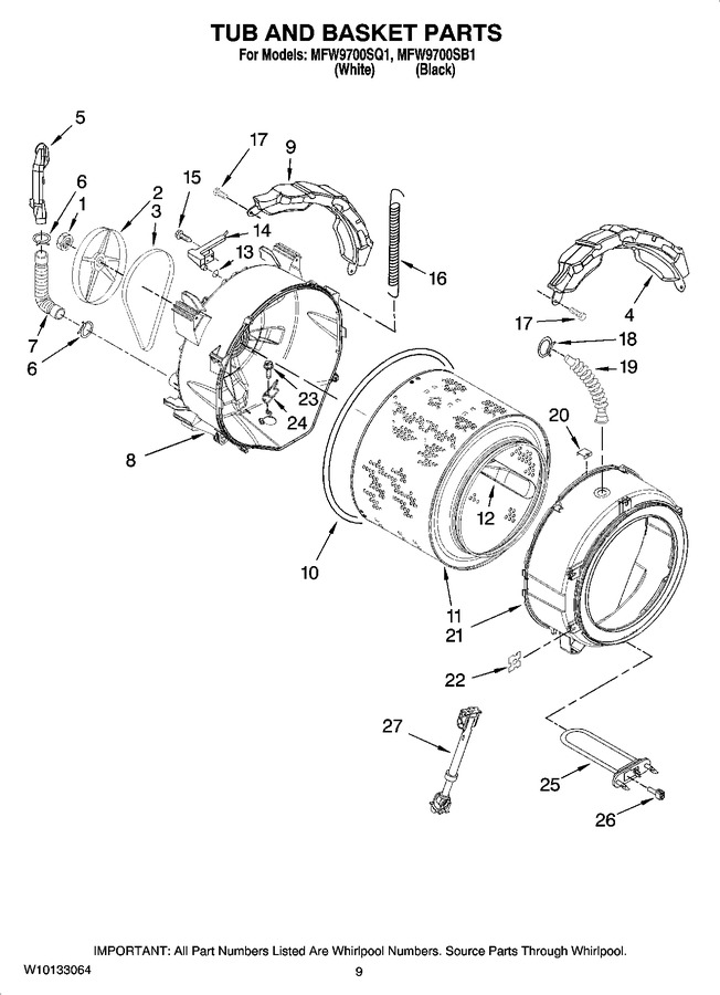 Diagram for MFW9700SB1