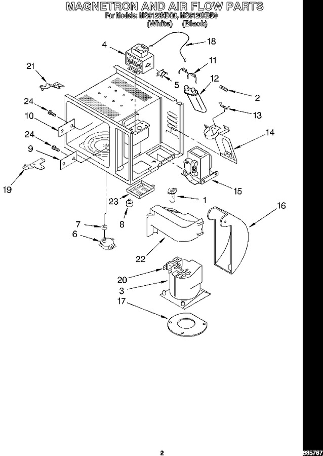 Diagram for MG8120XDB0