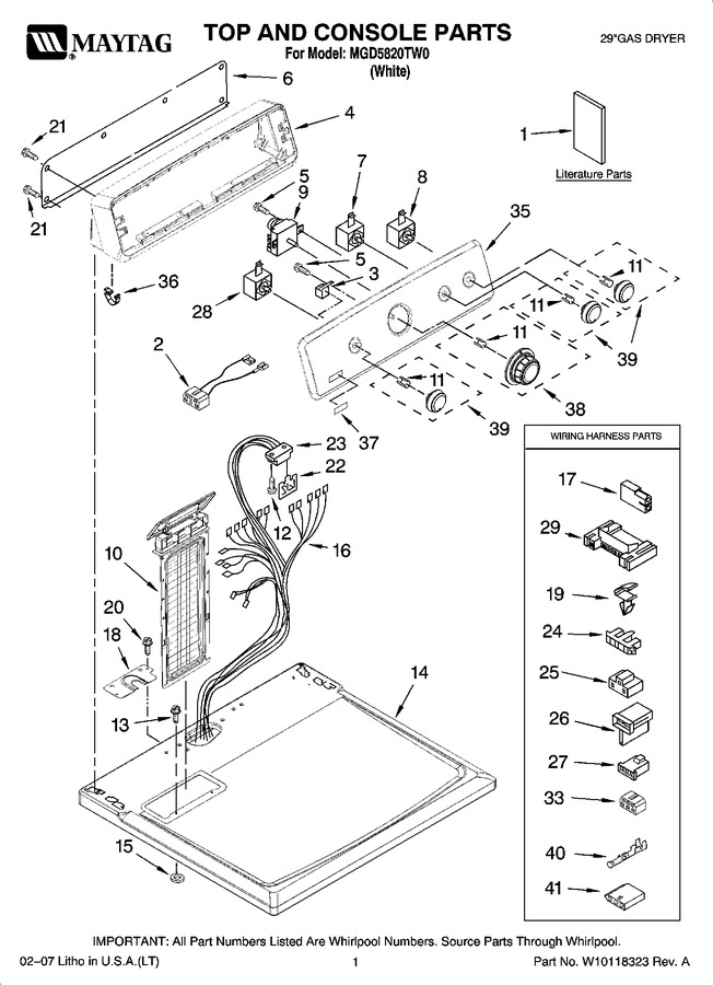Diagram for MGD5820TW0