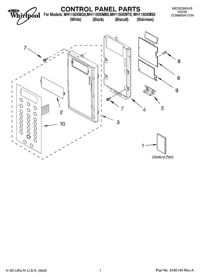 Diagram for MH1150XMT0