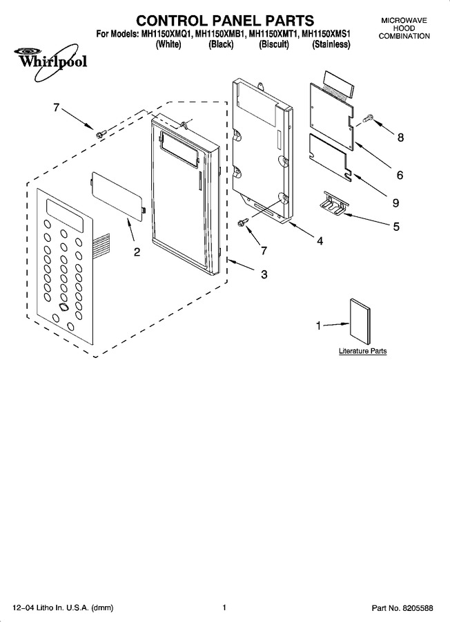 Diagram for MH1150XMS1