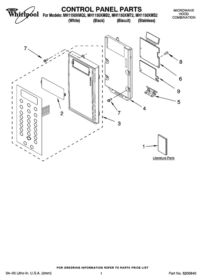 Diagram for MH1150XMQ2