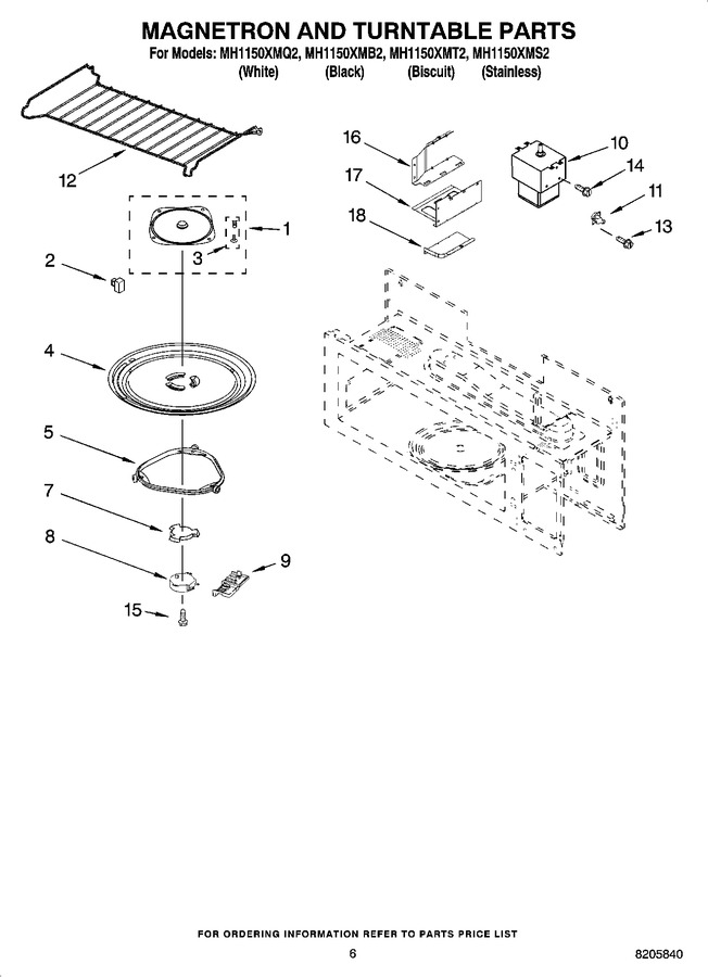 Diagram for MH1150XMQ2