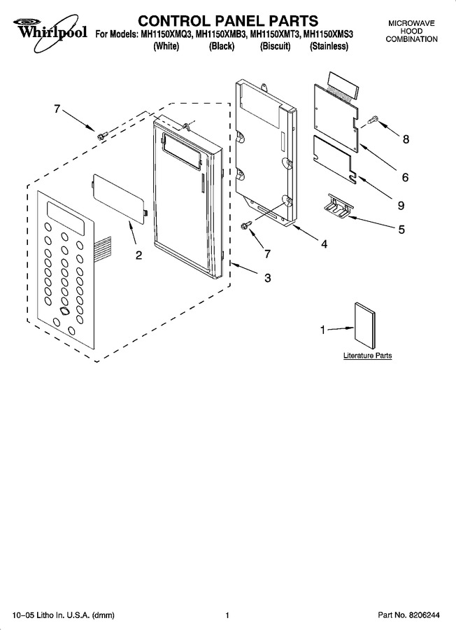 Diagram for MH1150XMB3